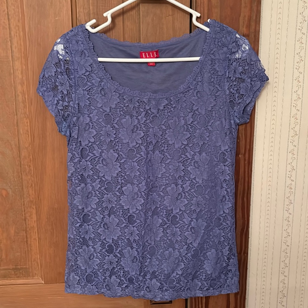 Purple Lace Top